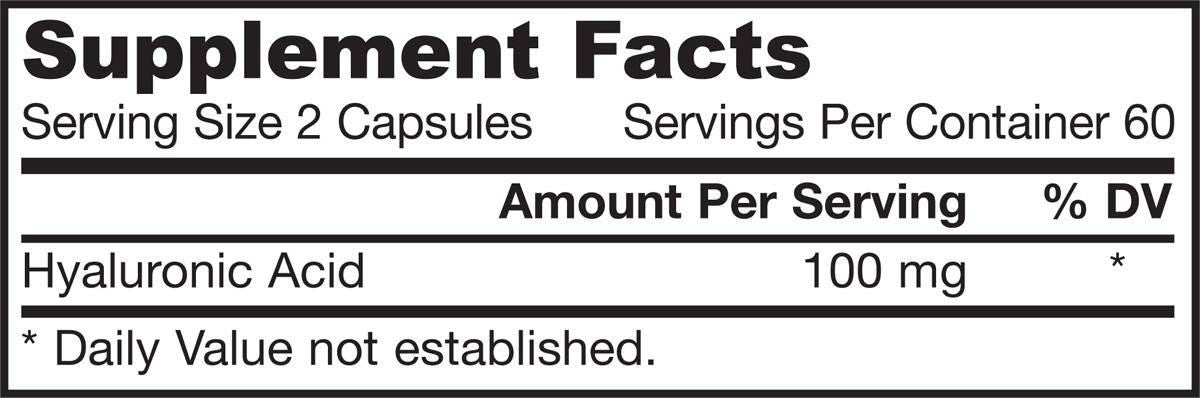 Acido ialuronico 50 mg - 120 capsule