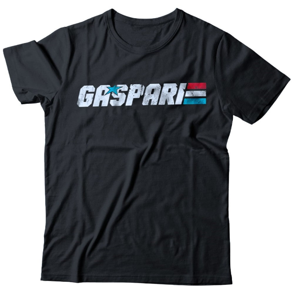 T -shirt/Gaspari White Logo - nero