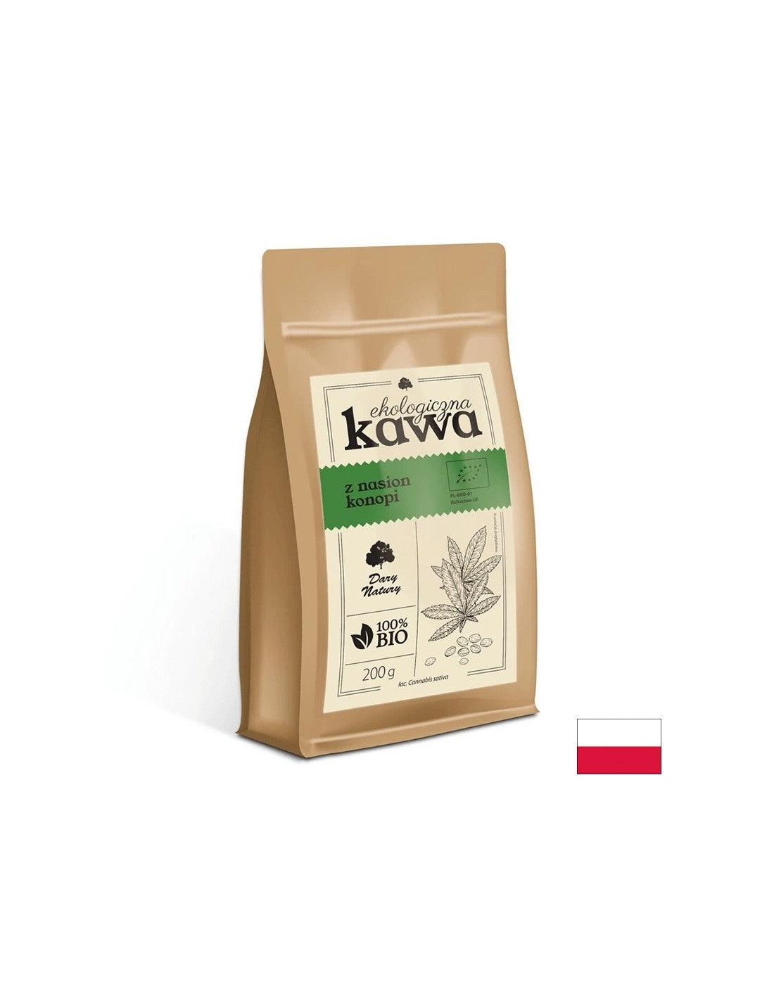 Caffè di semi di canapa biologica, 200 g