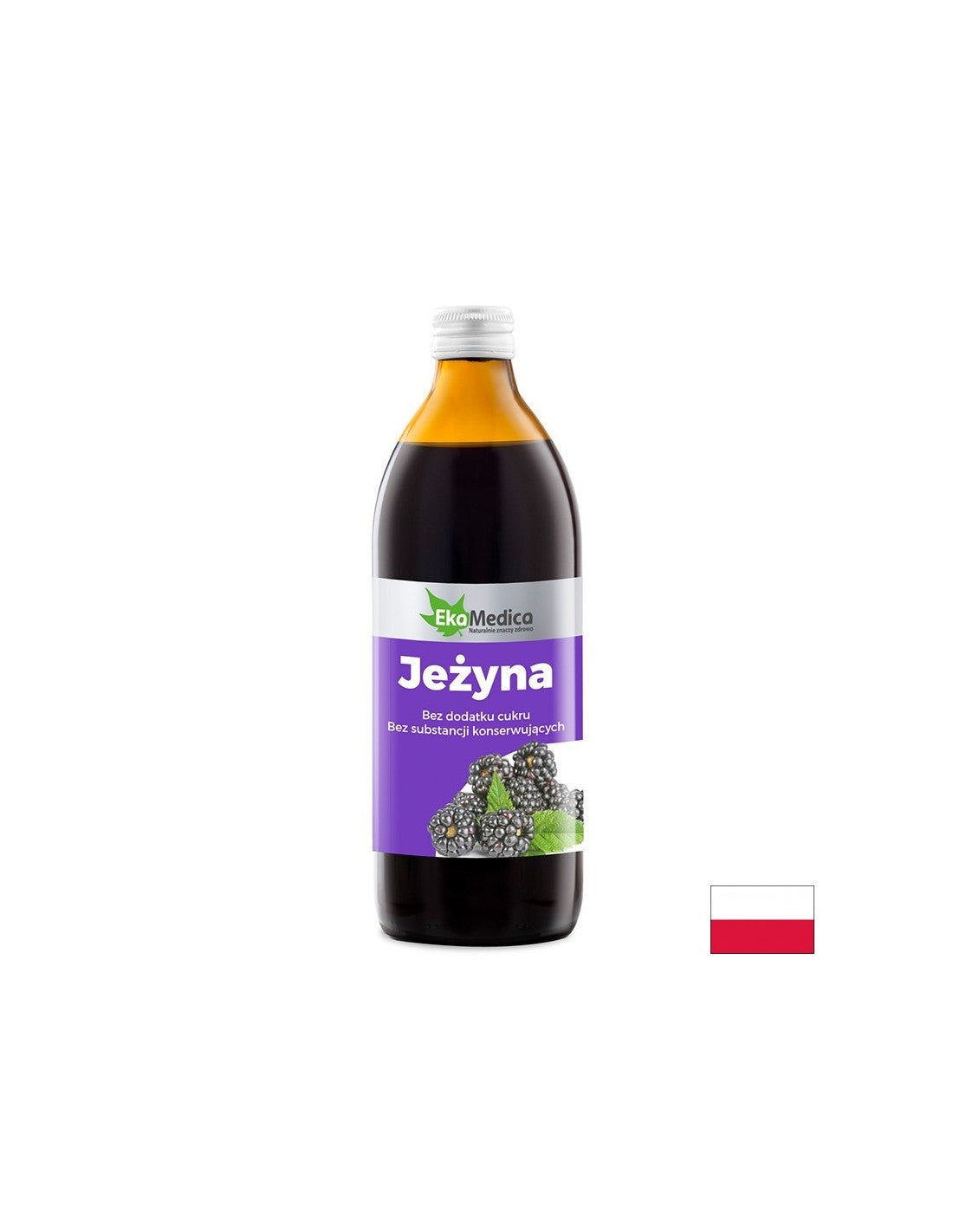 Succo di mora con camu -camu e vitamina naturale C - protezione antiossidante e antiaging, 500 ml, 10 o 20 dosi