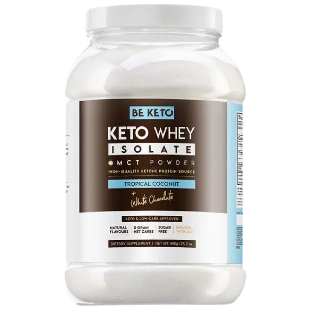 Isolato di siero di latte keto + MCT - 800 grammi