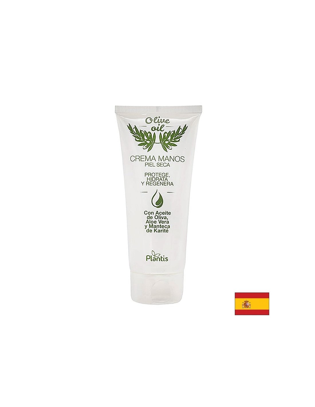 Crema per le mani idratanti con burro di karité e olio d'oliva - Crema Manos Plantis®, 100 ml
