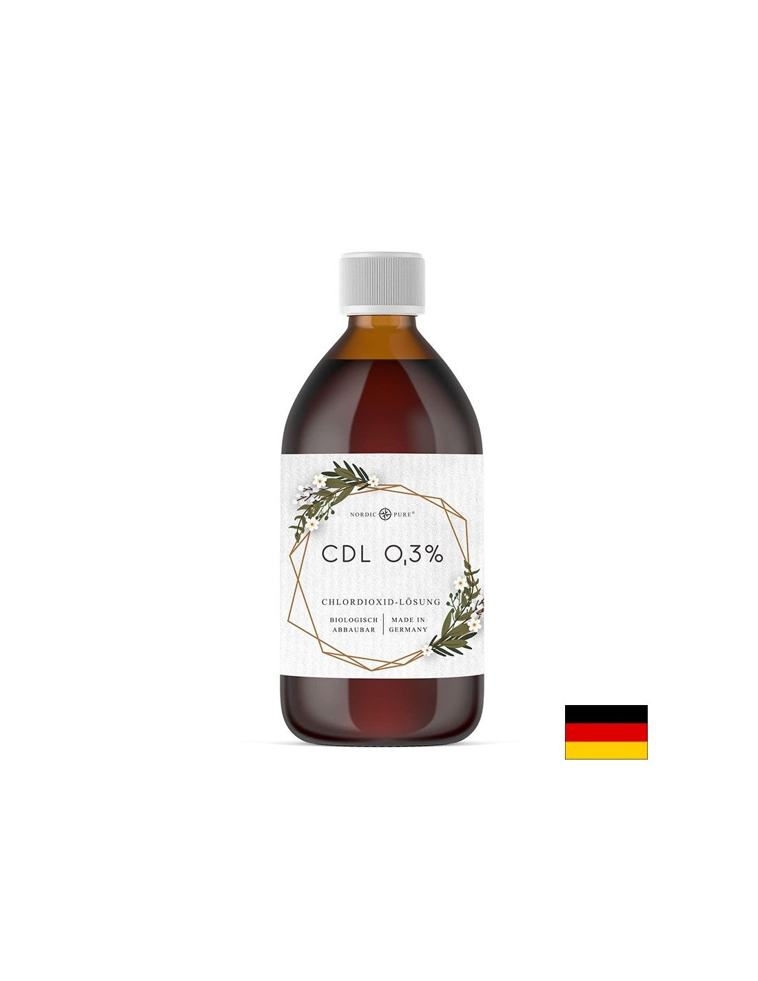 Disinfettante - biossido di cloro in soluzione acquosa CDL 0,3%, 500 ml