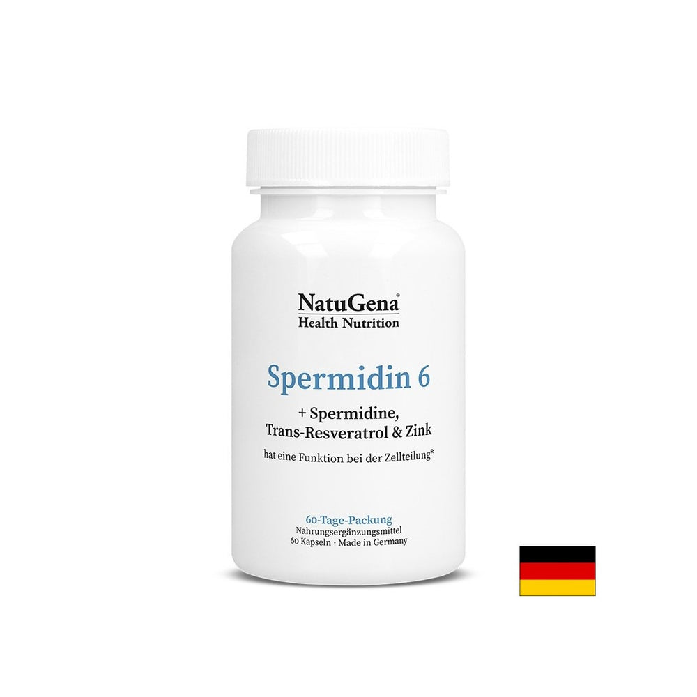 Salute cellulare - Spermidina 6 (spermidina + trans -resveratrolo e zinco), 60 capsule