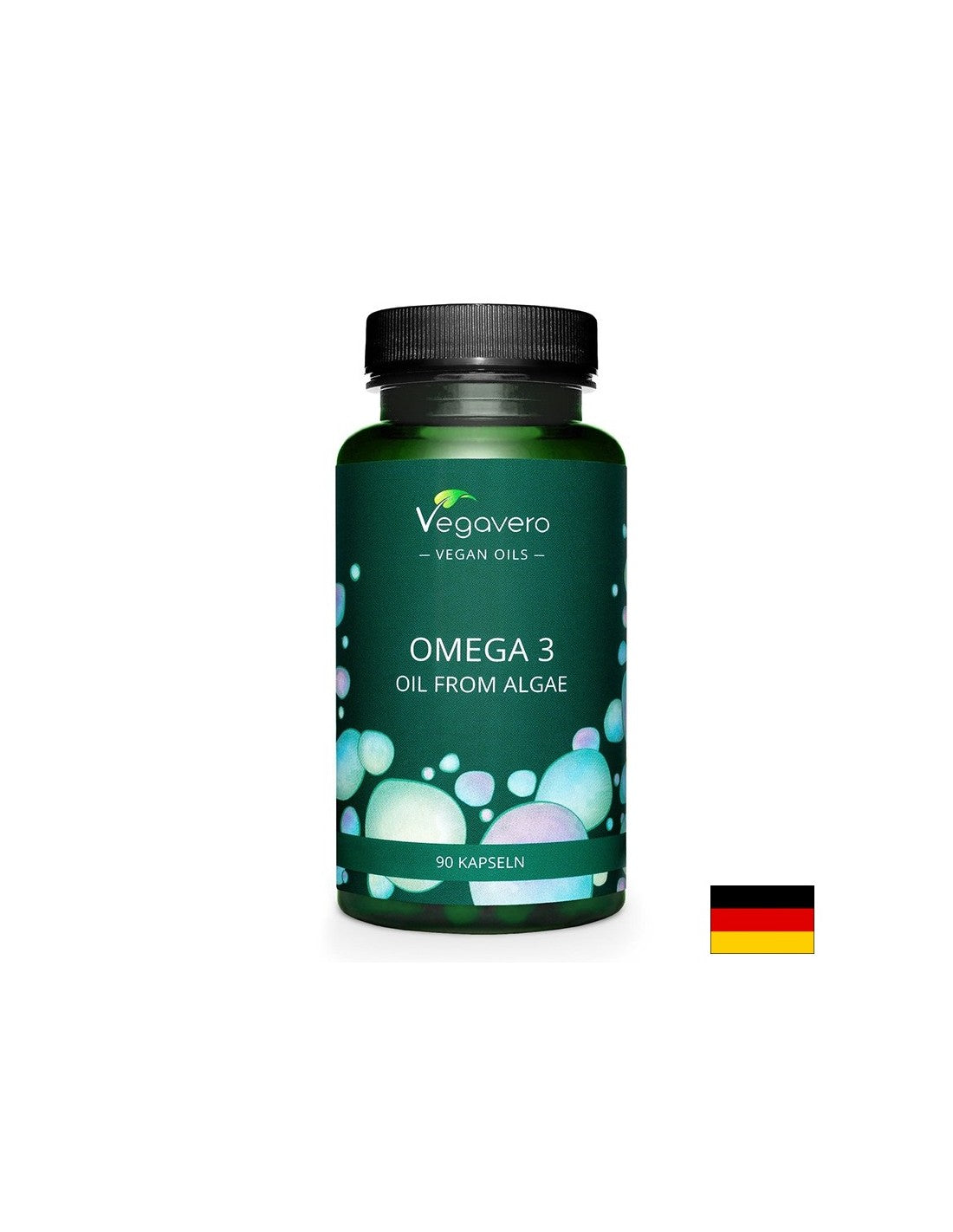 Funzione cognitiva e cardiaca - Omega-3 (olio di alghe), 90 capsule <tc>Vegavero</tc>