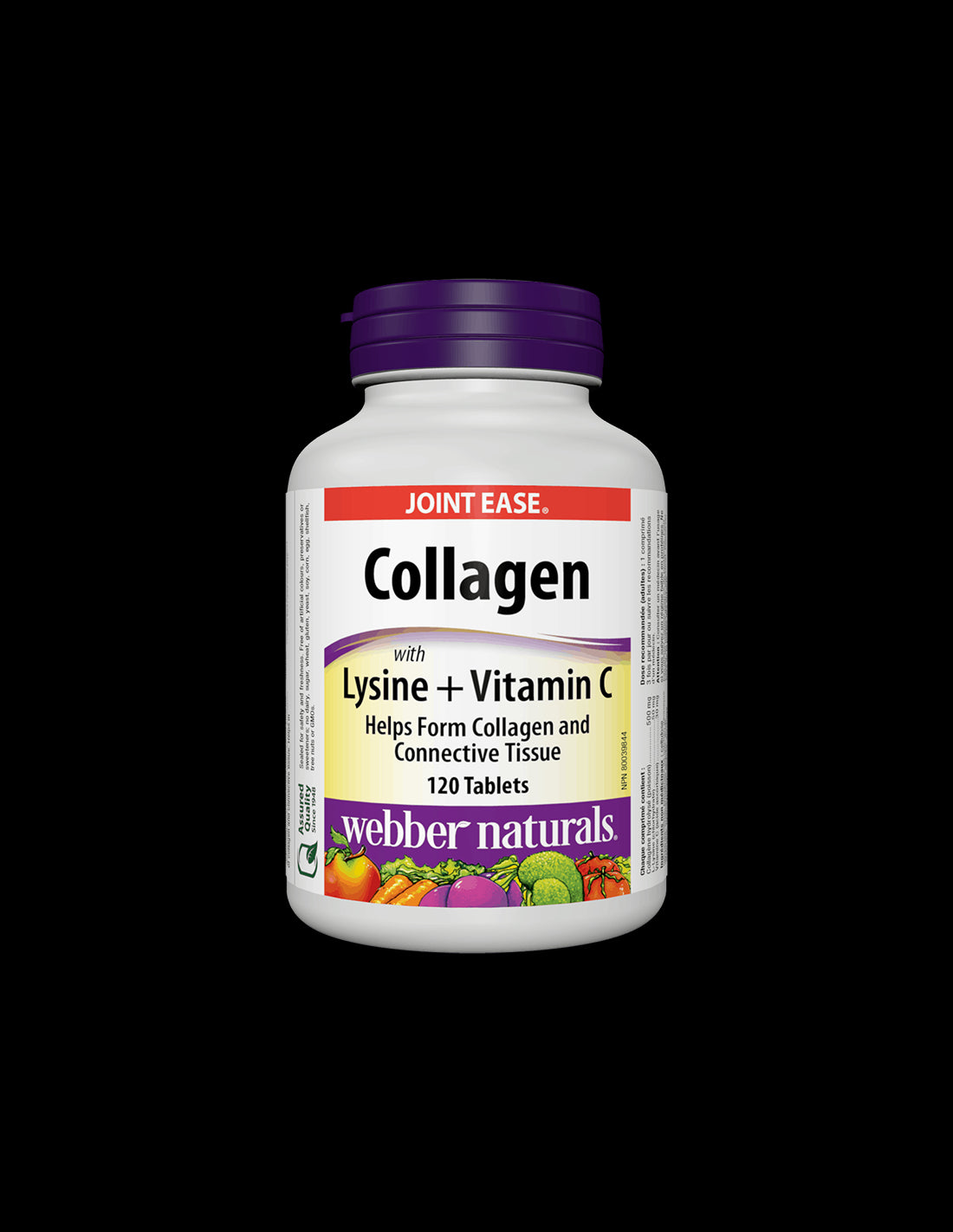 Collagen with Lysine + Vitamin C/ Collagen 500 mg with Lysine and Vitamin C x 120 tablets - Nutra Best Europe