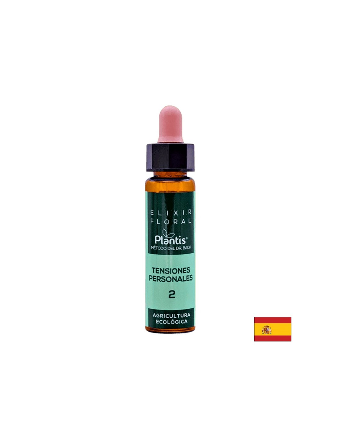 Contro lo stress e la tensione nervosa - Elisir a colori con gocce combinate secondo il metodo del Dr. Bach, 10 ml