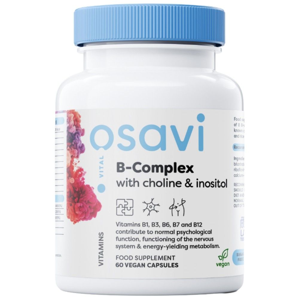 Complesso B con colina e inositolo - 60 capsule