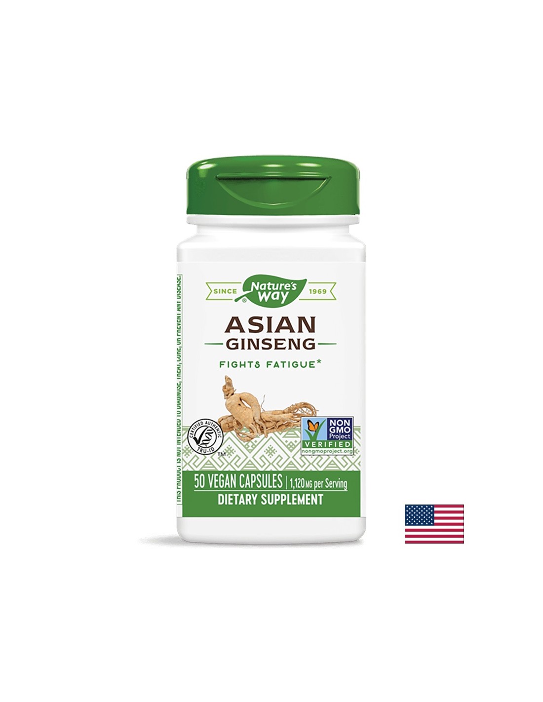 Ginseng asiatico - 50 capsule