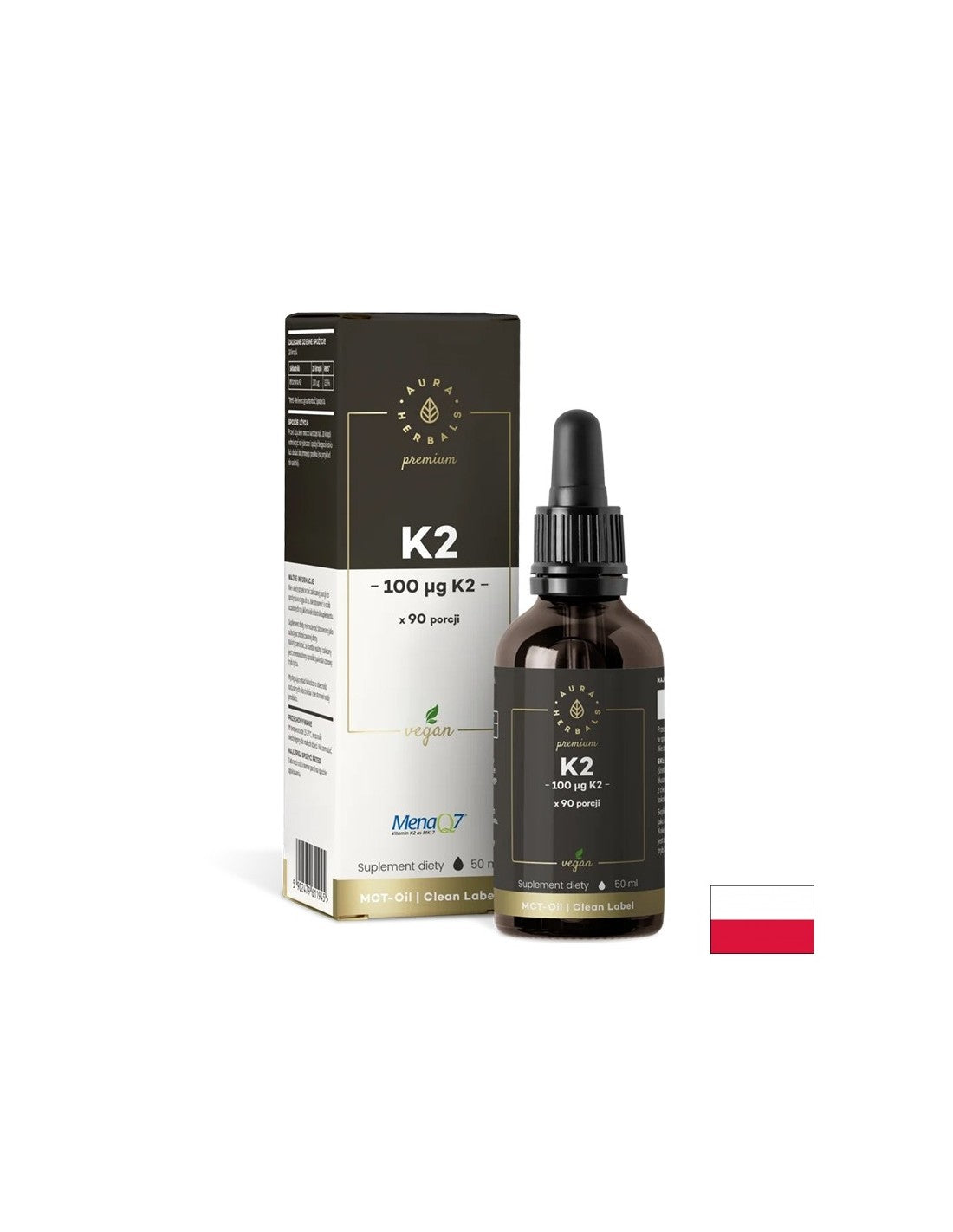 Ossa e articolazioni - Vitamina K2 (formula vegana), gocce da 50 ml