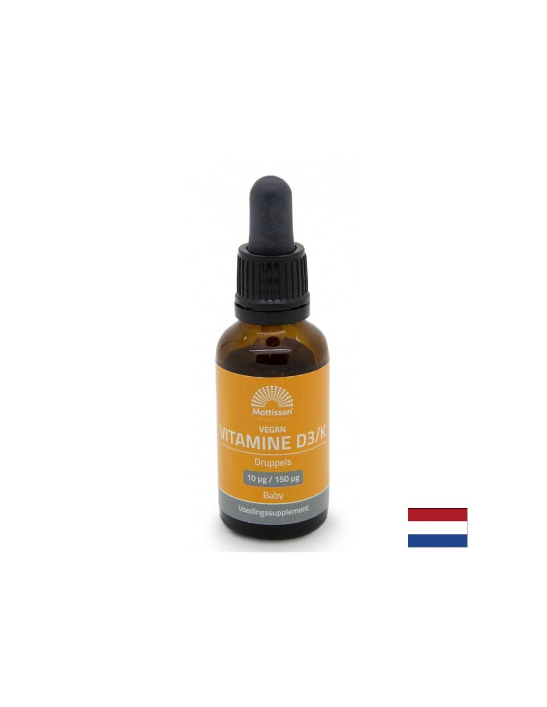 Ossa e denti - vitamina D3 k2 (per bambini) vegano, 10 mcg/150mcg x 25 ml gocce