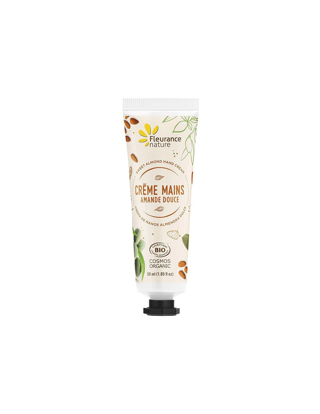 Hand cream with sweet almond oil, shea butter, aloe vera, 30 ml Fleurance Nature - Nutra Best Europe