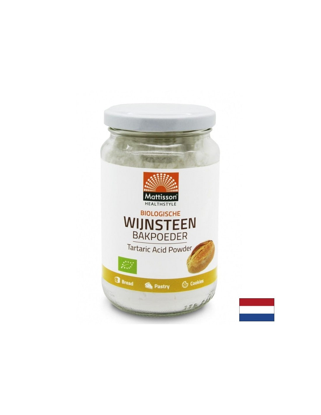 Cremotartar (Potassio Bitartrate) Bio, 180 g di polvere