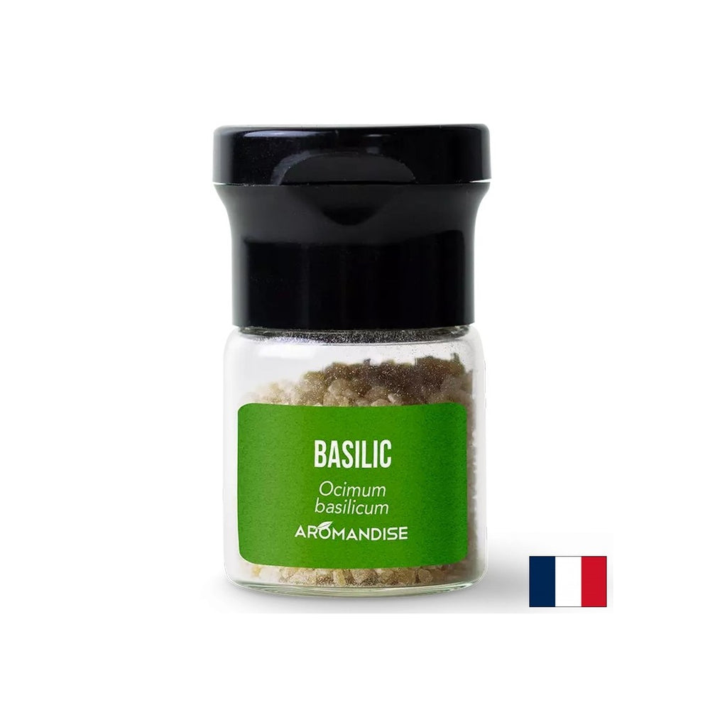 Cristalli di olio essenziale di basilico (culinario) - Per piatti aromatizzanti, salse, bevande, 10 g