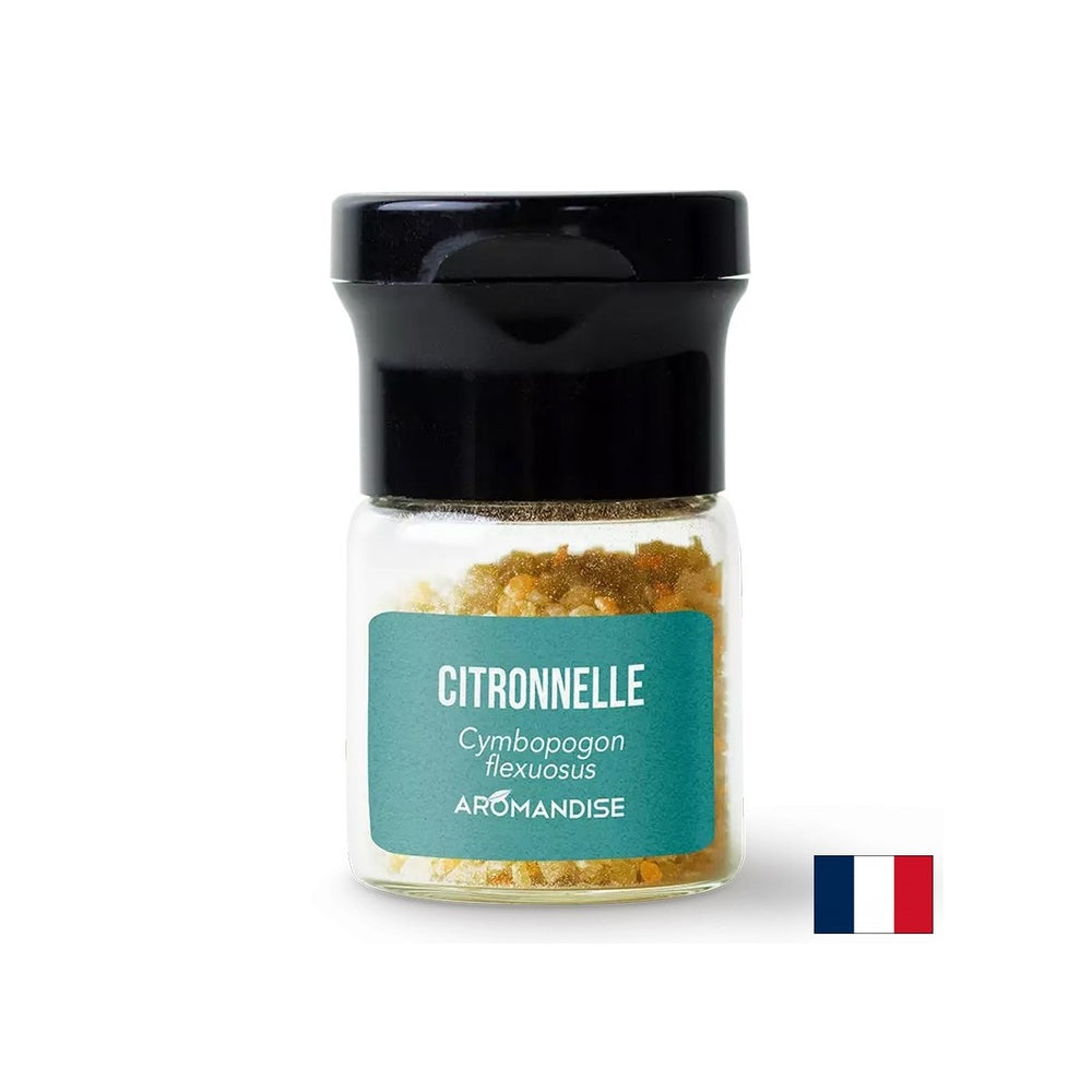 Cristalli di olio essenziale di citronella (culinaria) - per piatti aromatizzanti, salse, bevande, 10 g