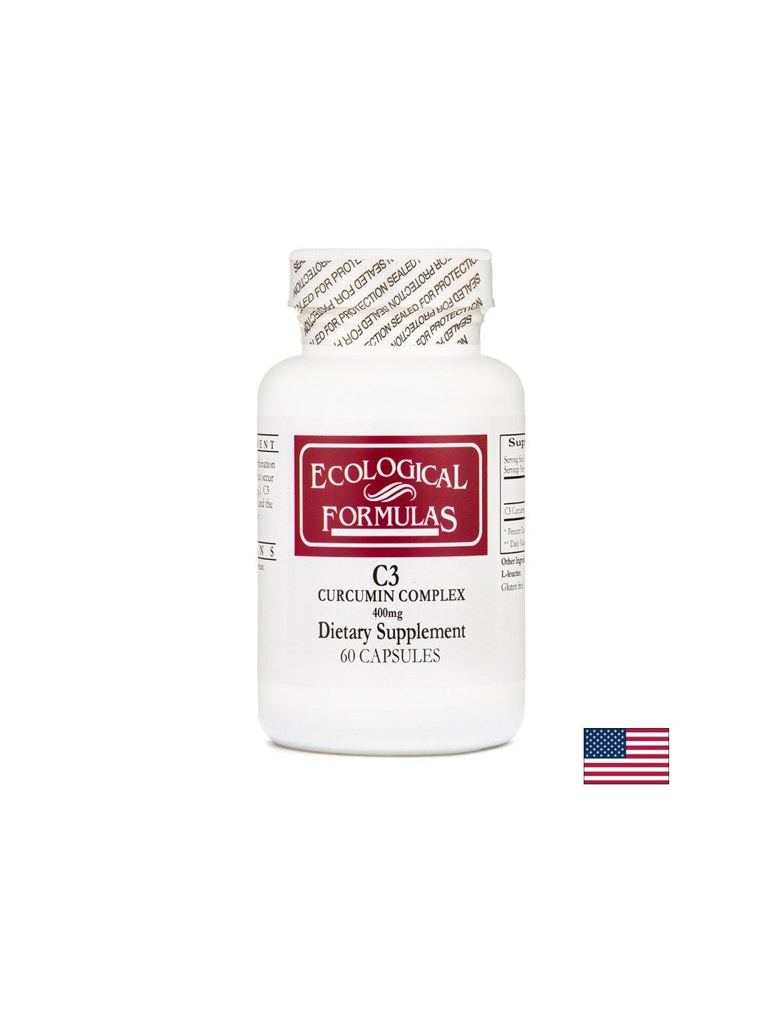 Complesso di curcumina, 400 mg x 60 capsule