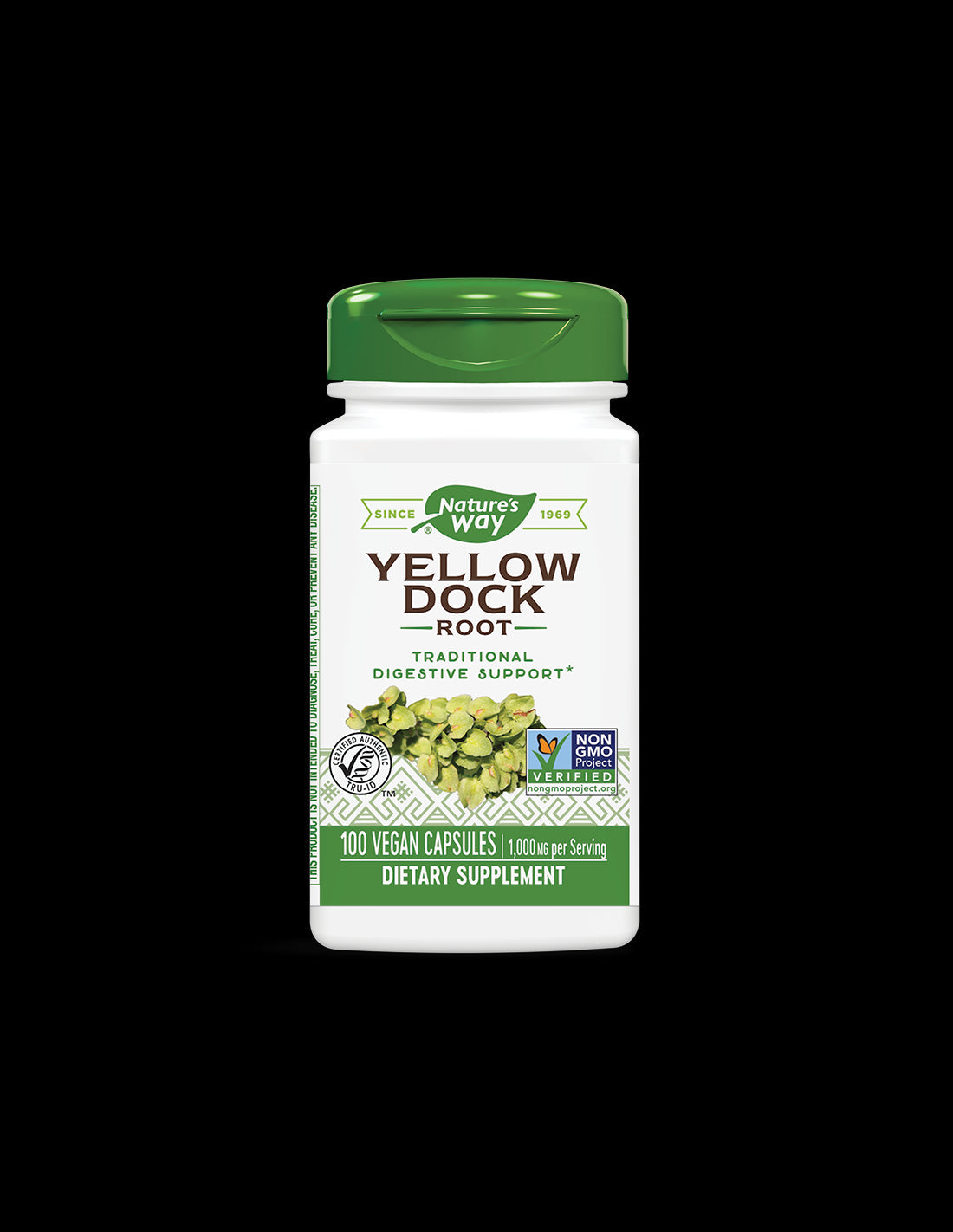Yellow Dock Root 500 mg - 100 капсули - Feel You