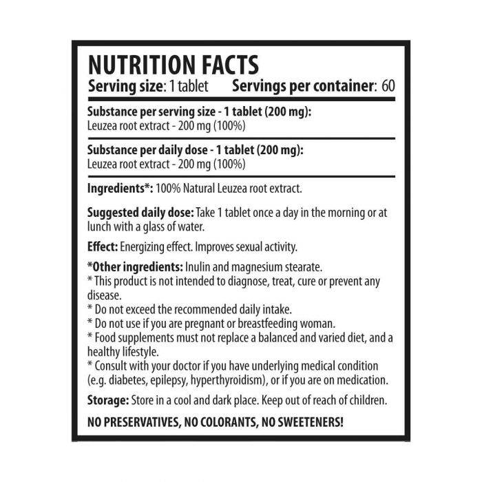Leuzea max tabs - 60 tablet