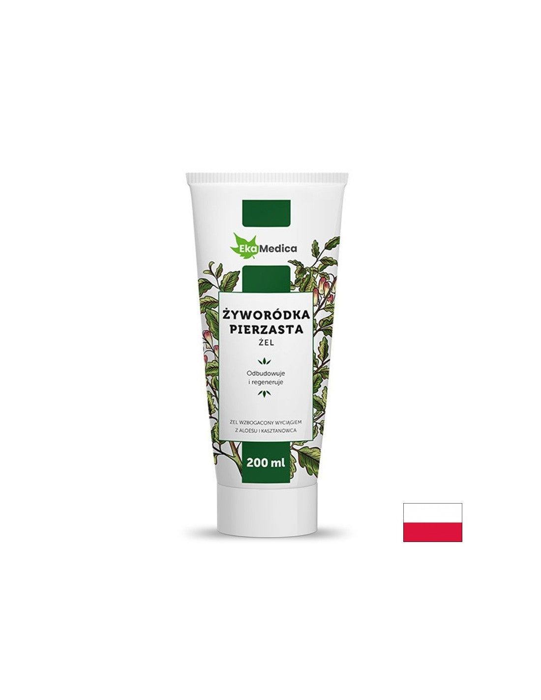 Gel di massaggi con estratto di kalanchoe e aloe vera, 200 ml