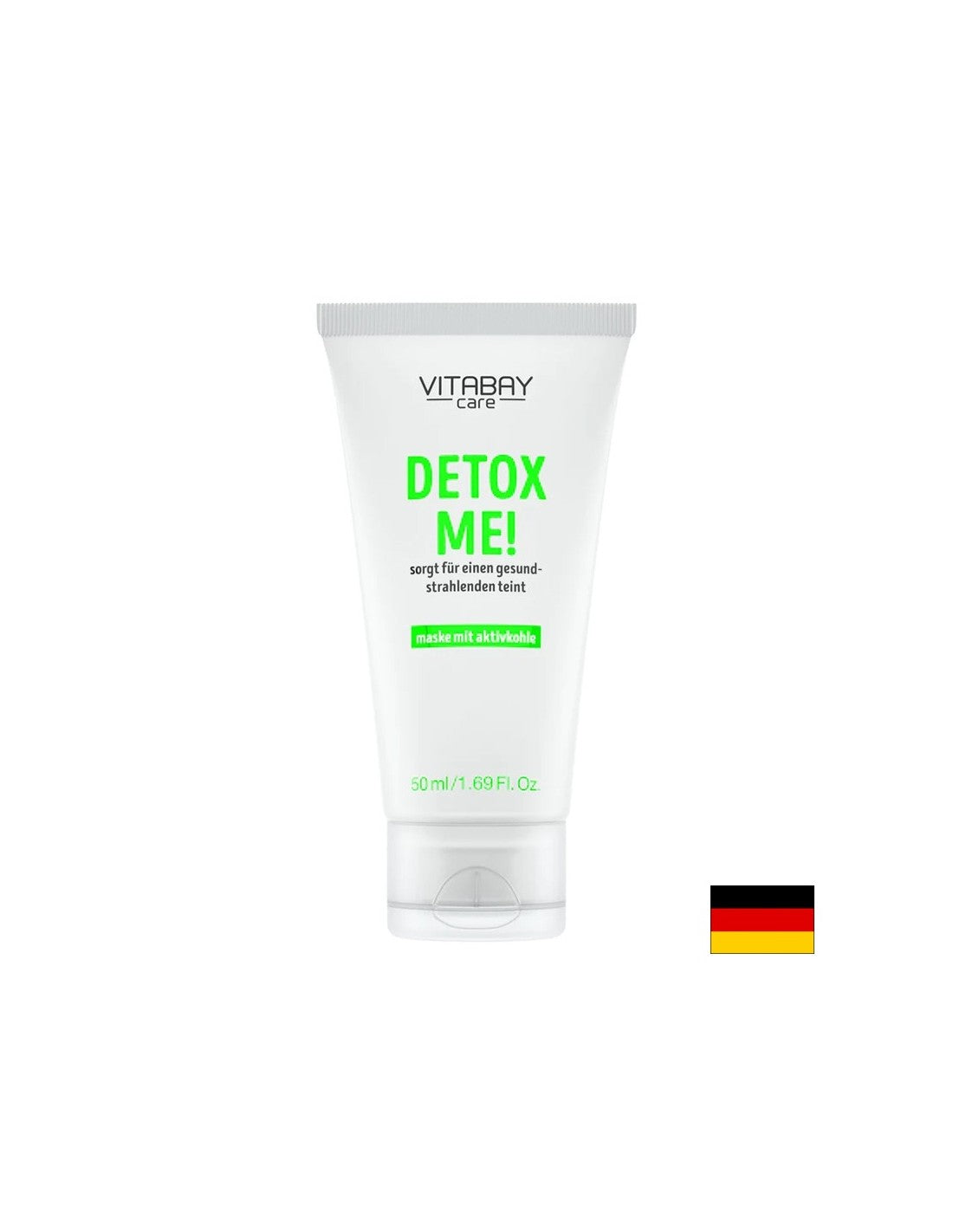 Maschera per il viso con disintossicazione a carbone attivo, 50 ml