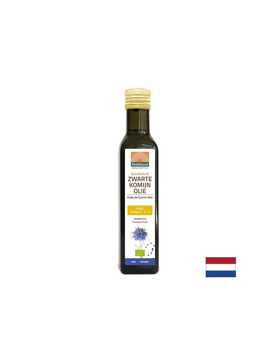 Olio di semi di cumino nero (pressatura a freddo) Bio, 250 ml