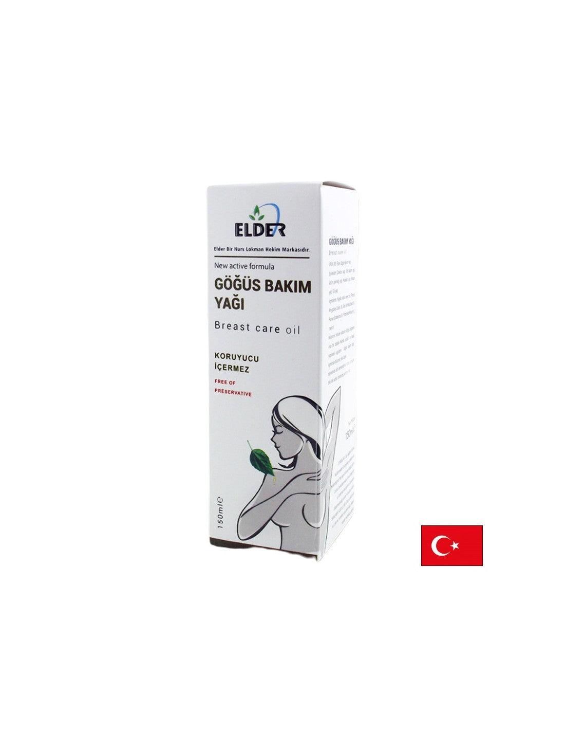 Cura del seno - olio naturale con effetto nutriente, 150 ml