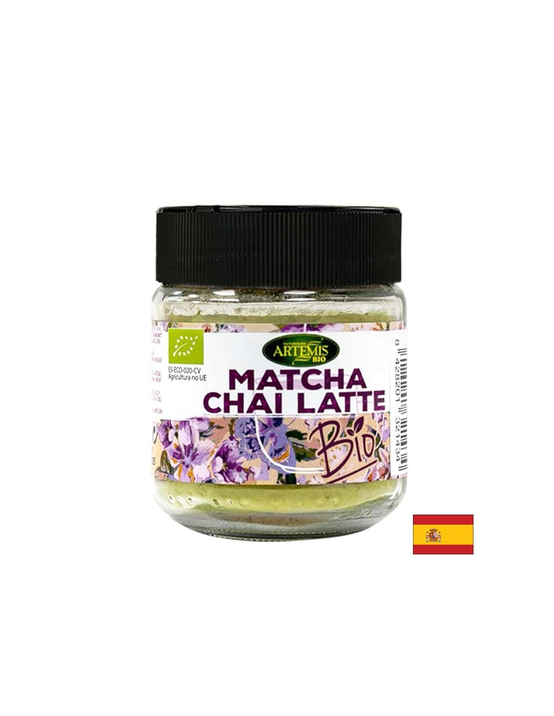 Per bevande aromatizzanti - miscela a base di erbe matcha chai latte - con matcha, noce moscata e altre spezie biologiche, 60 g, polvere
