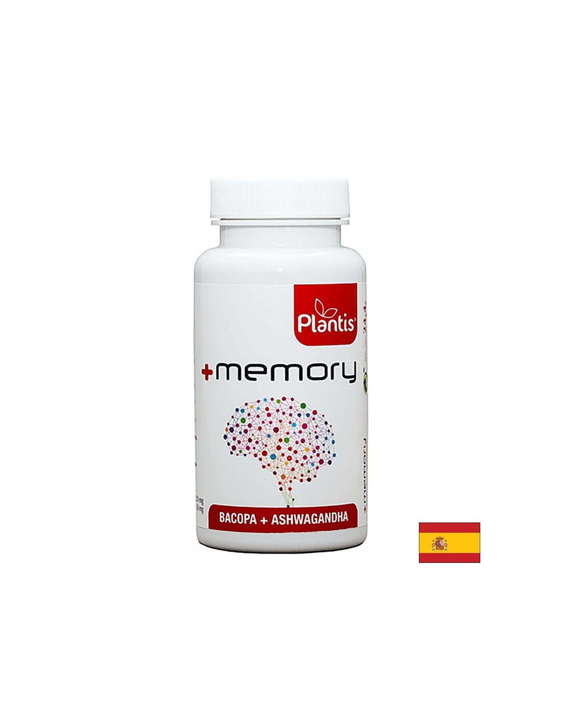 Memoria forte - Bacopa monieri 302 mg e Ashwagandha 50 mg, + memoria plantis®, 45 capsule