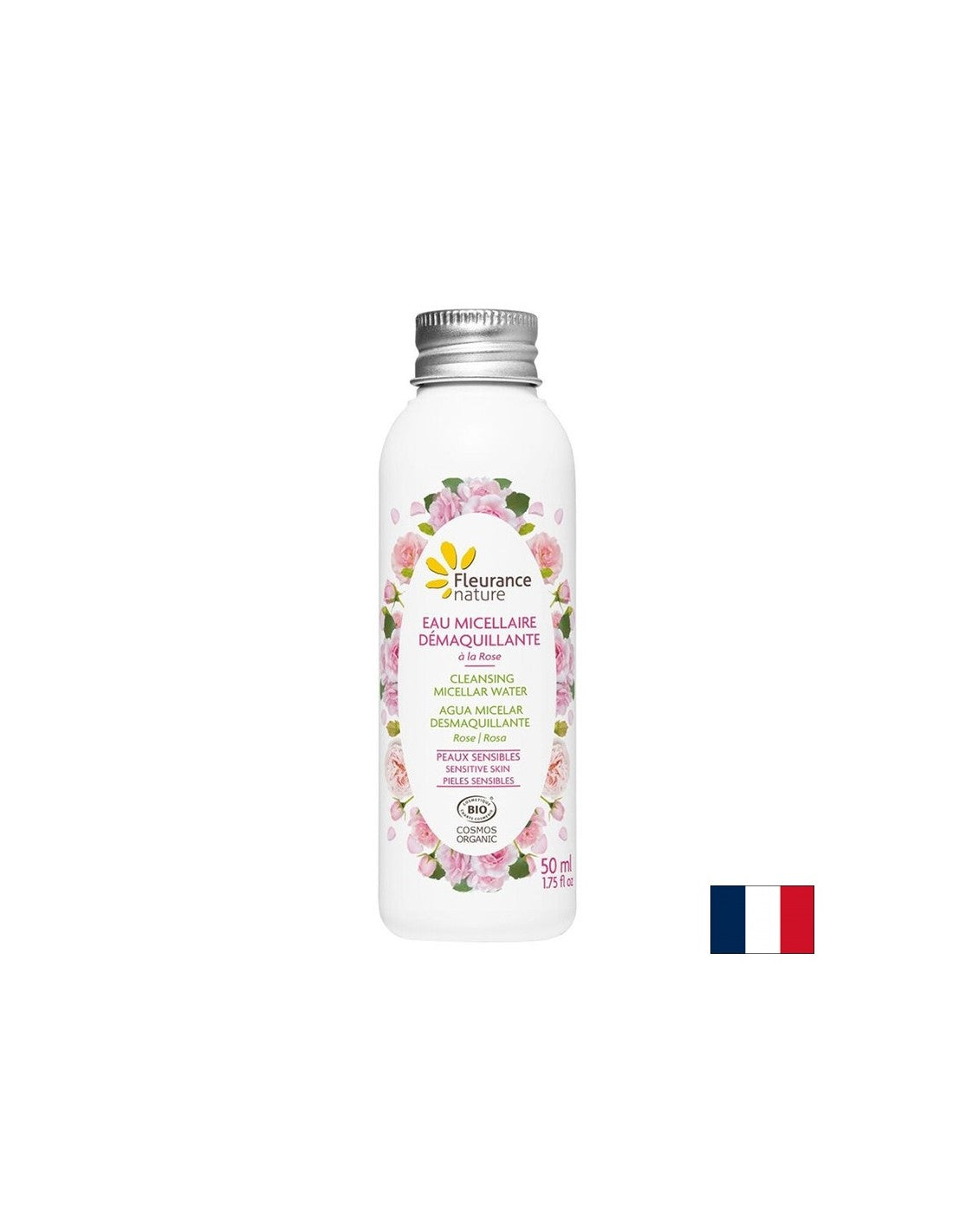 Acqua micellare con rosa Damascene, 50 ml