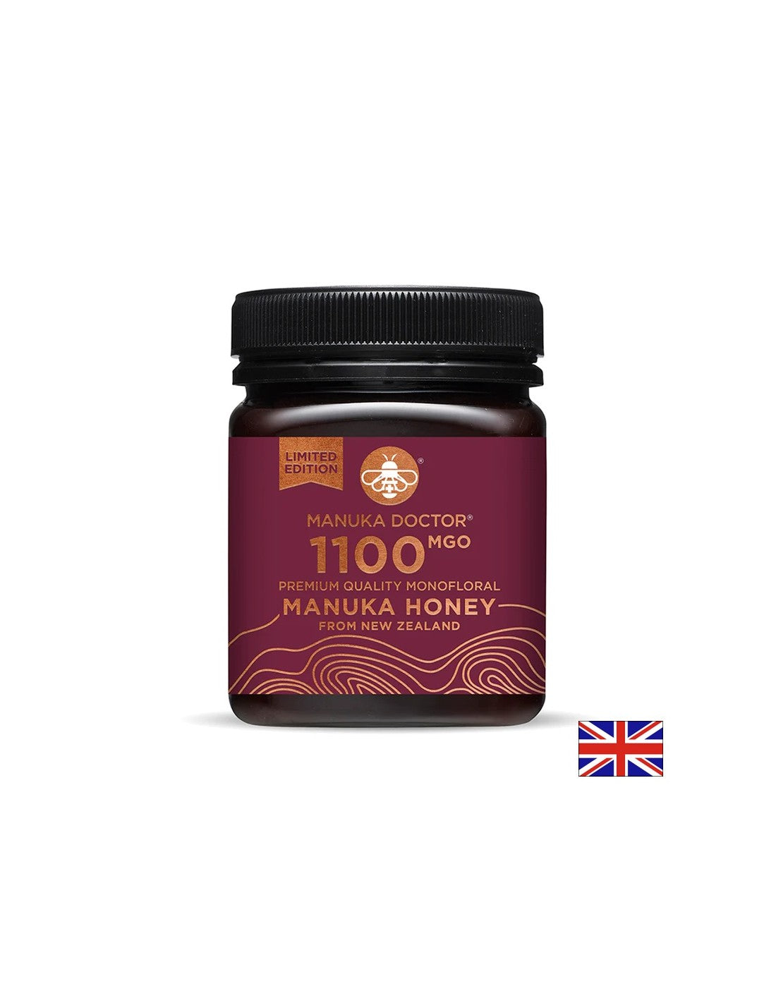 Miele di manuka monoflorale 1100 MGO - <tc>Manuka Doctor</tc>, 250 grammi