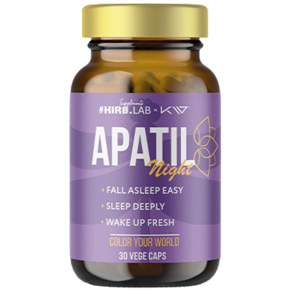 Apatil Night | Con L -teanina, Valerian e Flower Passion - 30 capsule