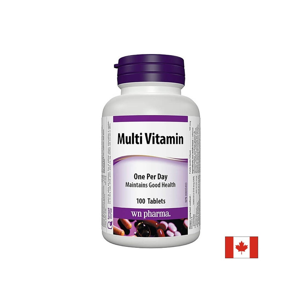 Multivitaminico - Multivitaminico, 100 compresse <tc>Webber Naturals</tc>