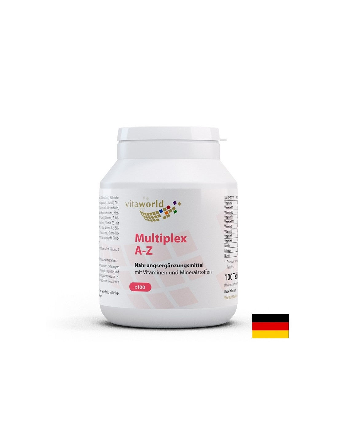 Vitamine e minerali multiplex A-Z, 100 compresse