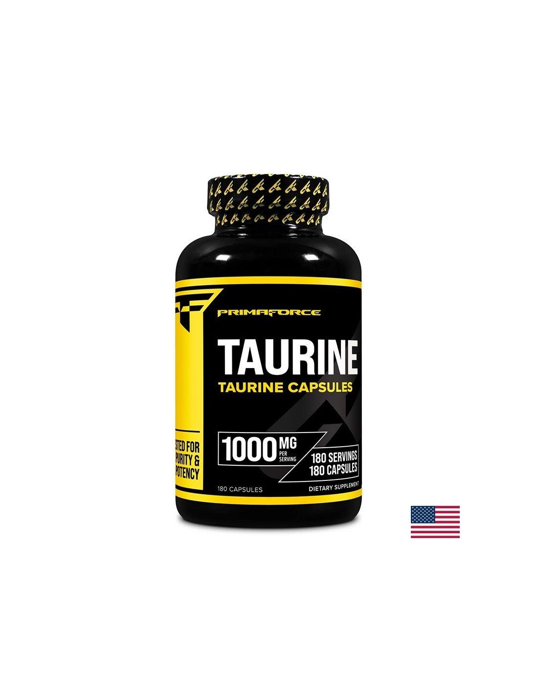 Funzione muscolare e resistenza - Taurina, 1000 mg x 180 Capsule