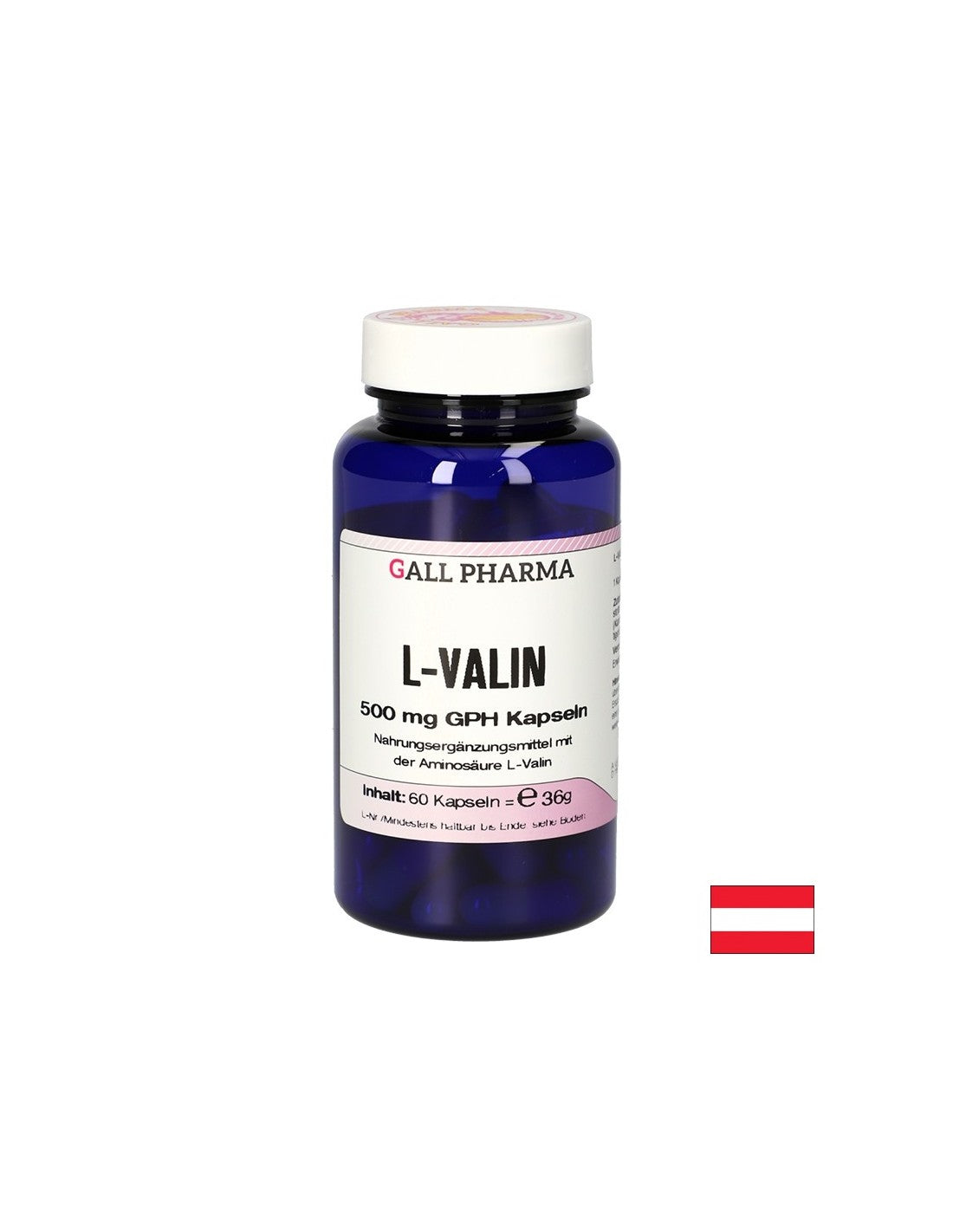 Funzione muscolare - L -Valina, 500 mg x 60 capsule