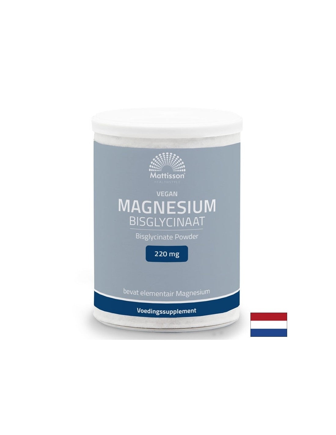 Sistema muscolare, cardiaco e nervoso - magnesio (bisglicinato) vegano, 220 mg x 250 g di polvere