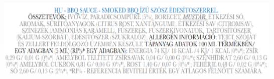 Salsa barbecue affumicata | Keto Friendly Zero Calorie - 350 ml