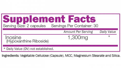 Inosina 1300 mg - 60 capsule