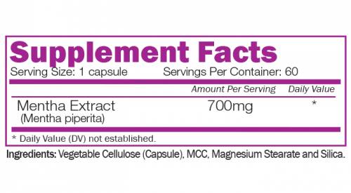 Mentha Piperta 60 Capsules