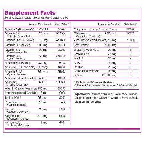 Super Vitapack - 30 pacchetti