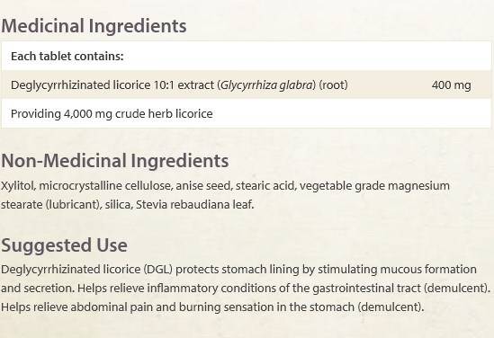 DGL 400 mg - 90 compresse masticabili