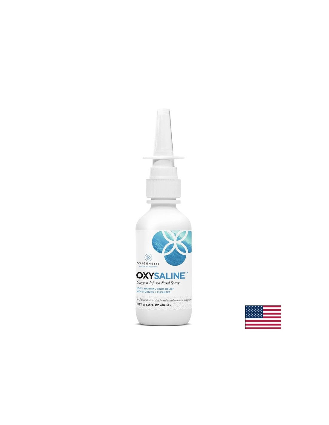 Spray di ossigeno nasale di Oxysaline ™, 60 ml