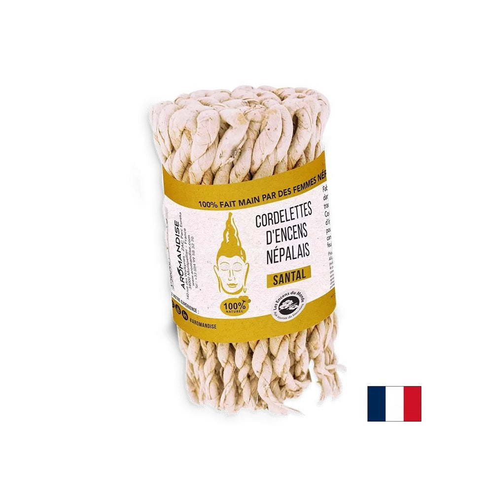 Corde nepalesi che bruciano - <tc>San</tc>dalwood, 42 pezzi