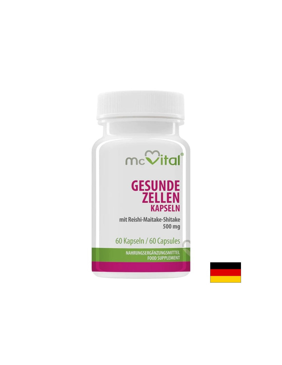 Sistema nervoso - Formula di salute cellulare con reishi, maitake e shiitake, 60 capsule