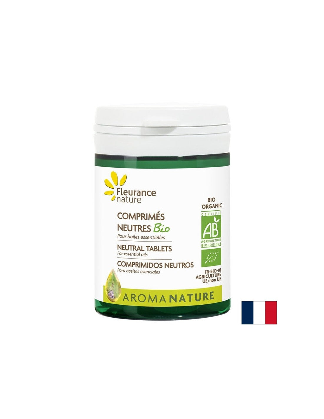 Compresse neutre per oli essenziali, 60 pezzi.