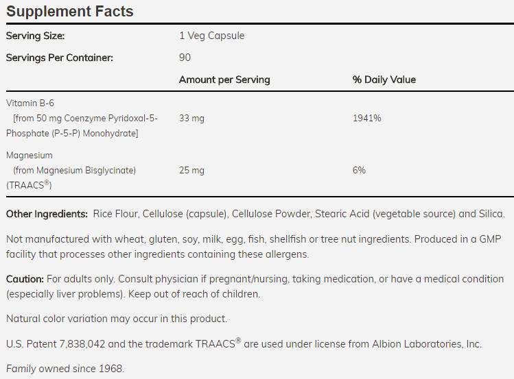 P-5-P 50 mg-90 capsule