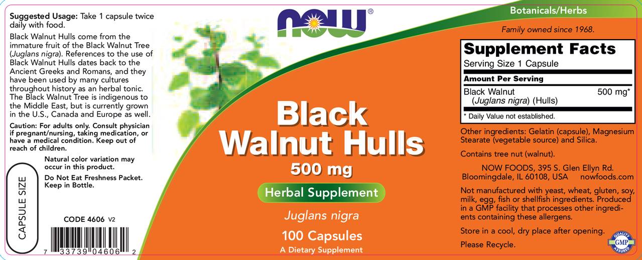 Scolli di noce nera 500 mg - 100 capsule