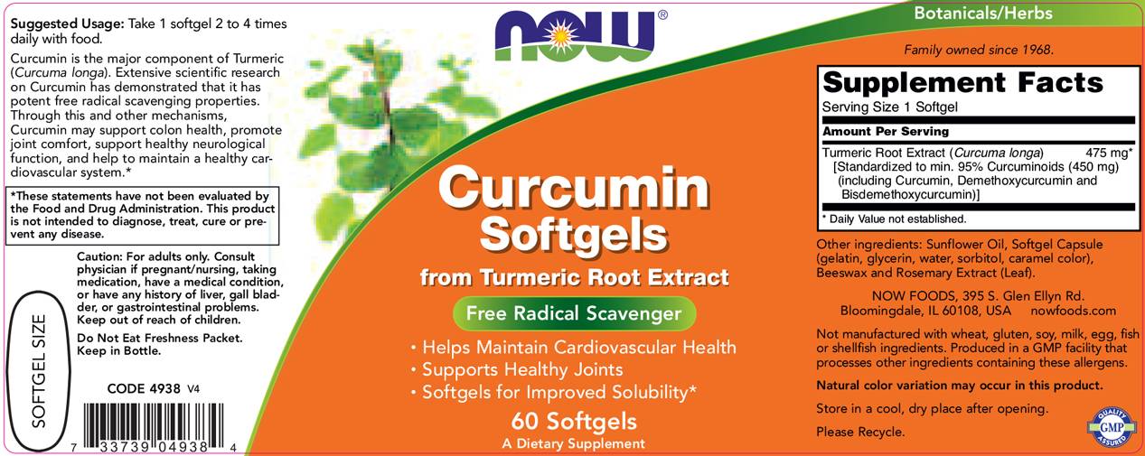 Curcumina Curcumina Softgels 475 mg - 60 Softgels