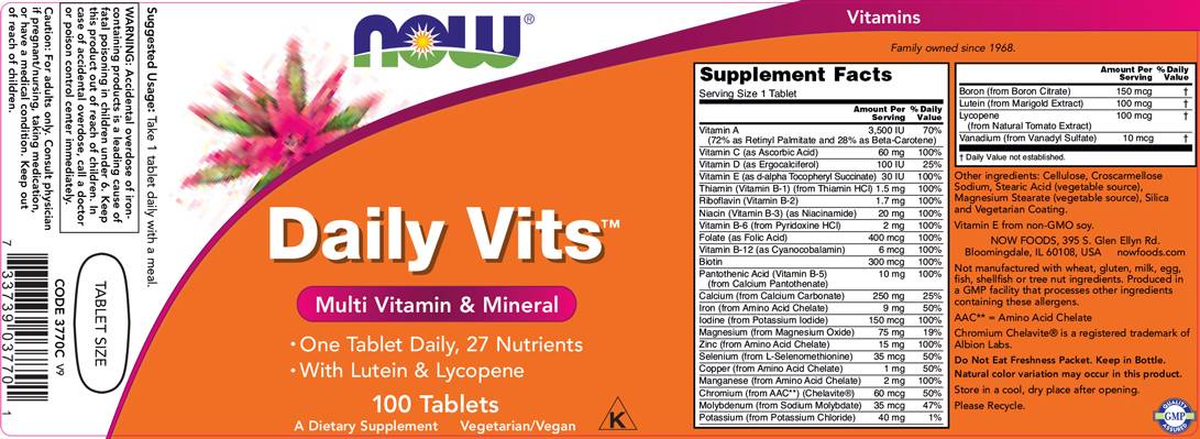 Daily VITS VITS MULTI - 100 compresse