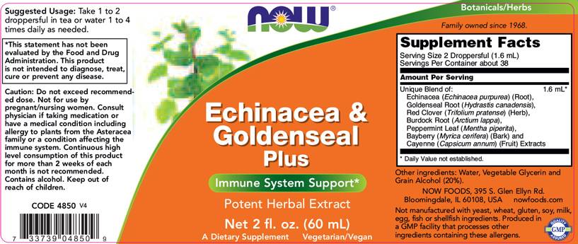 Echinacea e Goldenseal Plus - 60 ml